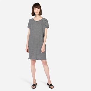 Everlane Linen Striped Tee Dress Sz S